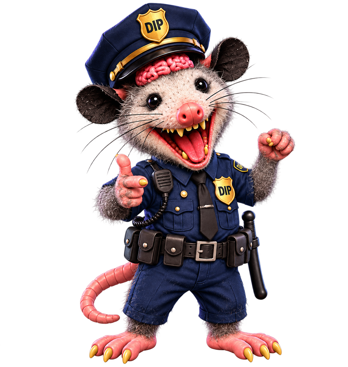 Tlacuache policía del DIP